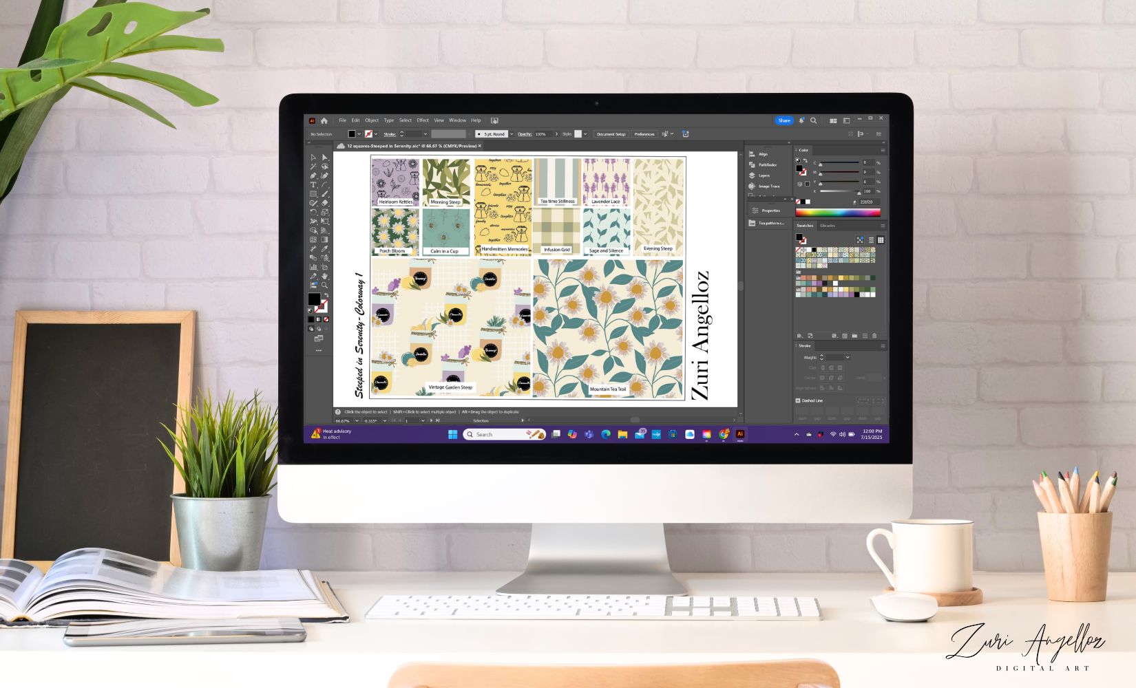 From Sketch to Spoonflower: How I Create My Surface Pattern Collections ...